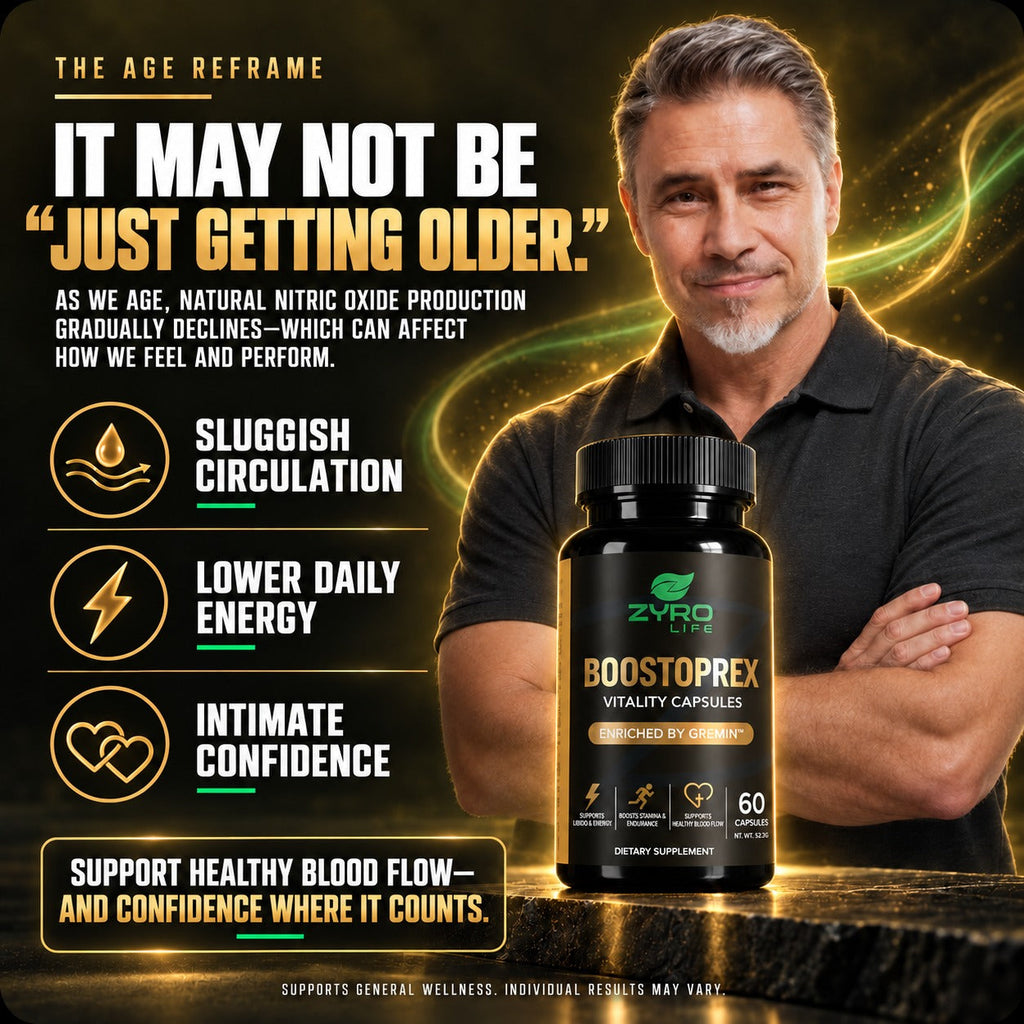 Zyro Life Boostoprex Capsules – Gremin™ Formula for Circulation, Endurance & Muscle Pump Support