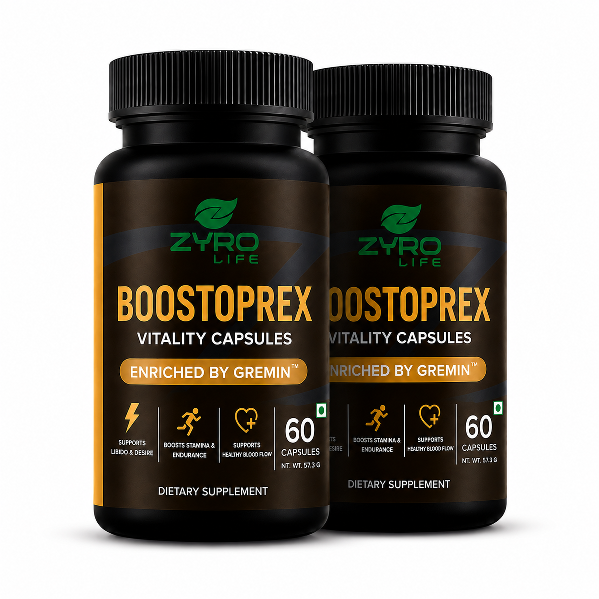 Zyro Life Boostoprex Capsules – Gremin™ Formula for Circulation, Endurance & Muscle Pump Support