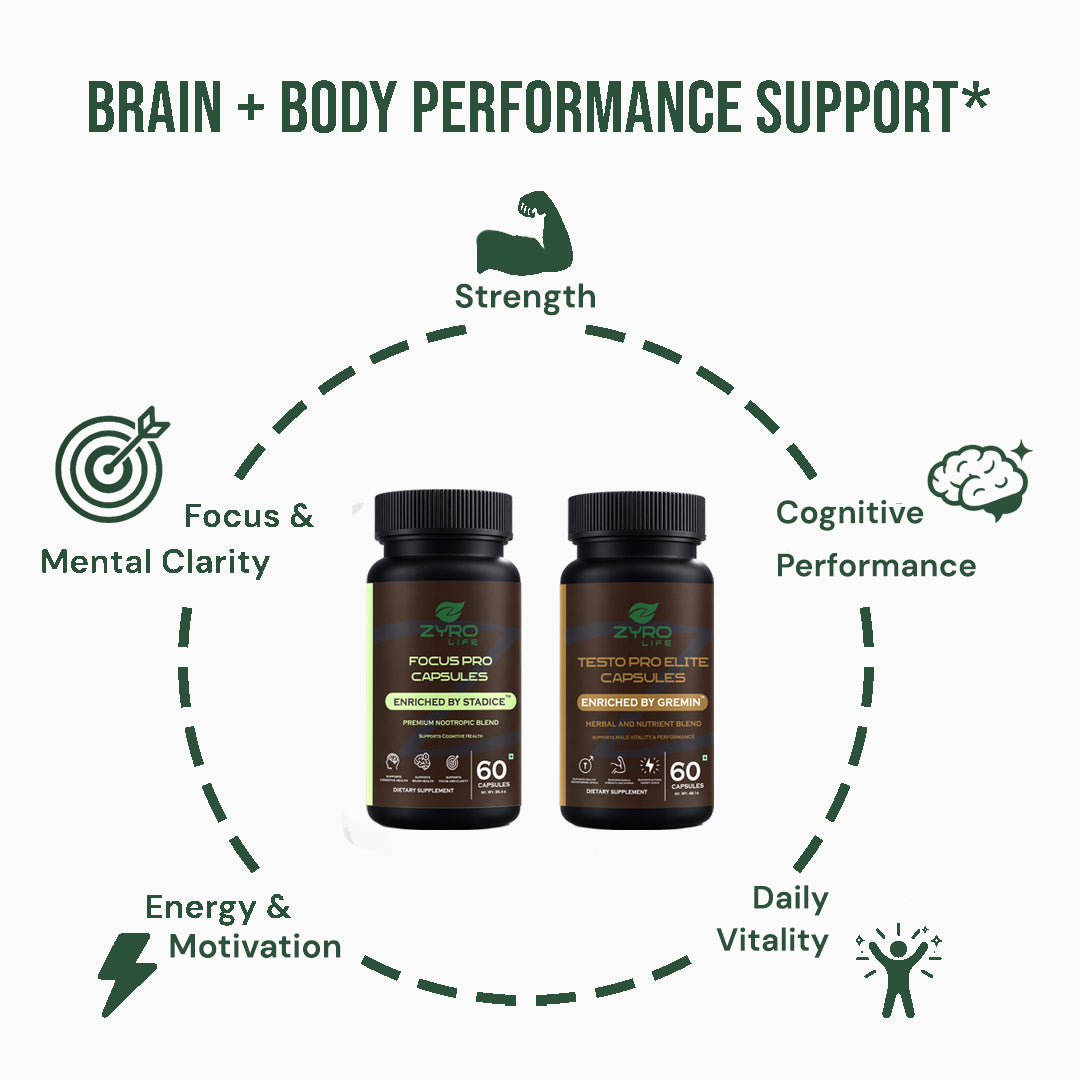 Zyro Life Alpha Drive Stack – Stadice™ + Gremin™ Formula for Focus, Drive & Daily Performance